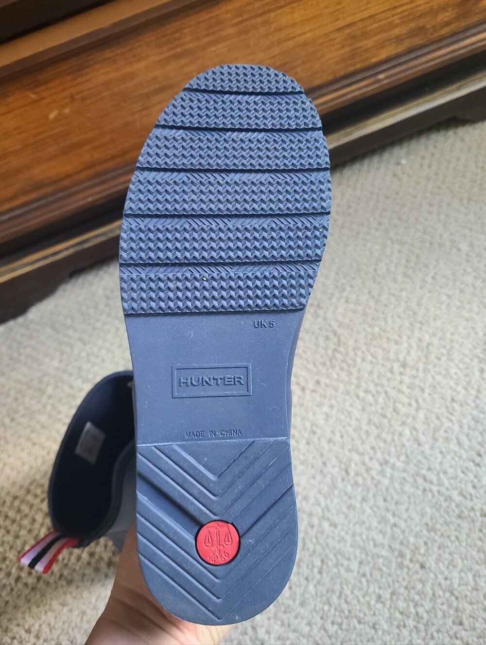 Hunter Blue Short Rain Boots - Picture 6 of 8